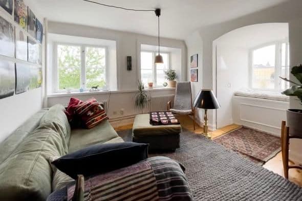 Rum med Mälarutsikt på Mariaberget