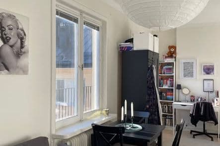 Möblerad 1ROK med balkong på Södermalm