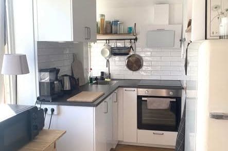 Ljus etta på Södermalm nära Nytorget